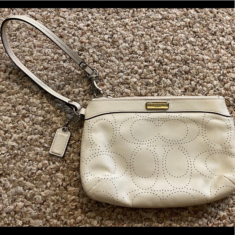 White Coach Wristlet